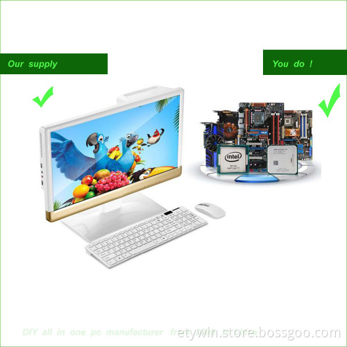 made in china factory wall hanging 23.6" 1080P all-in-one Integrated type all in one computer